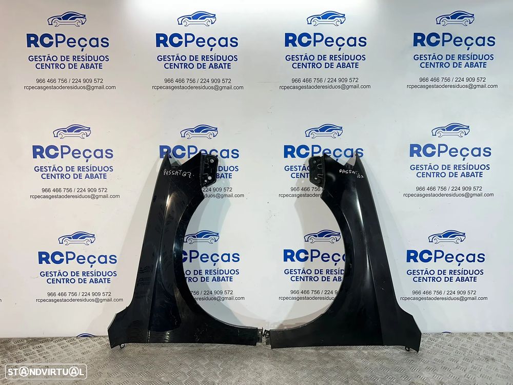 .Guardalamas Frente Frontal Esquerdo Original VW Volkswagen Passat B7 Facelift  2010 - 2015 - 3