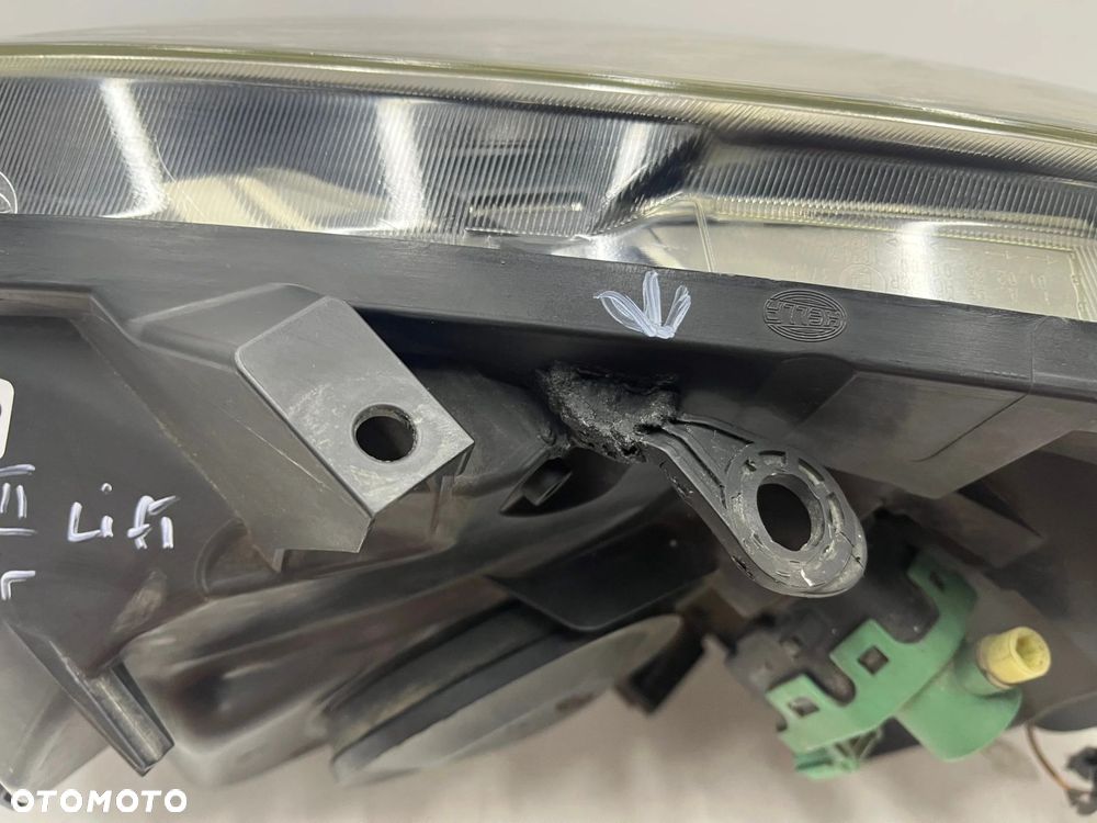Lampa reflektor Renault Scenic 2 II Lift + Grand 06-09r. prawa przednia EU H7 soczewka prawy przód - 13