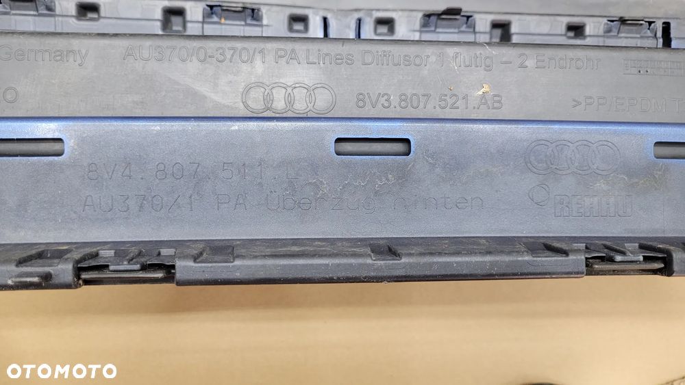 AUDI A3 8V LIFT 16- SPORTBACK ZDERZAK TYŁ ORYGINAŁ - 11