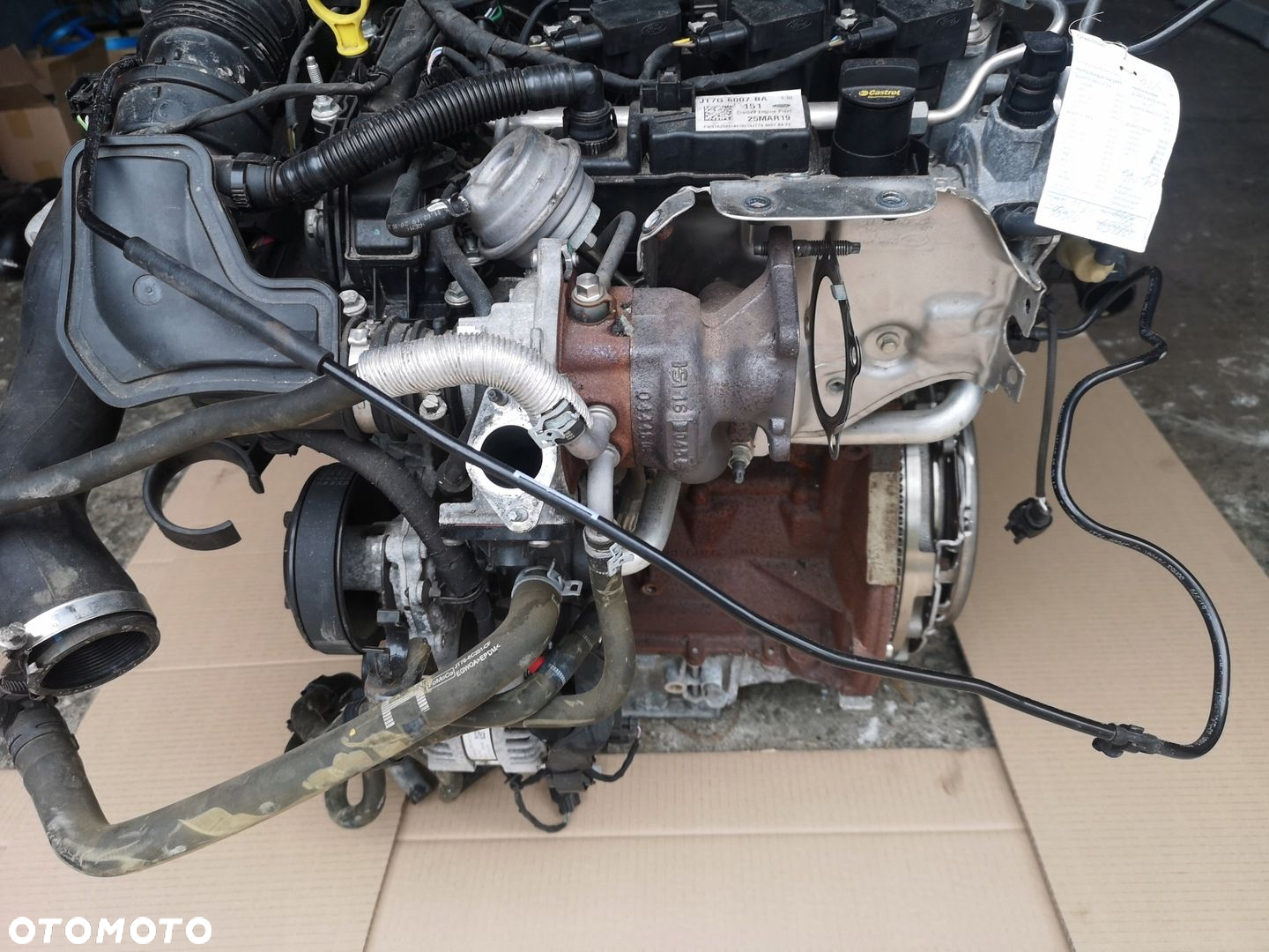 FORD TRANSIT COURIER LIFT 18- SILNIK KOMPLETNY 1.0 ECOBOOST SFCF 62 TYŚ KM - 2