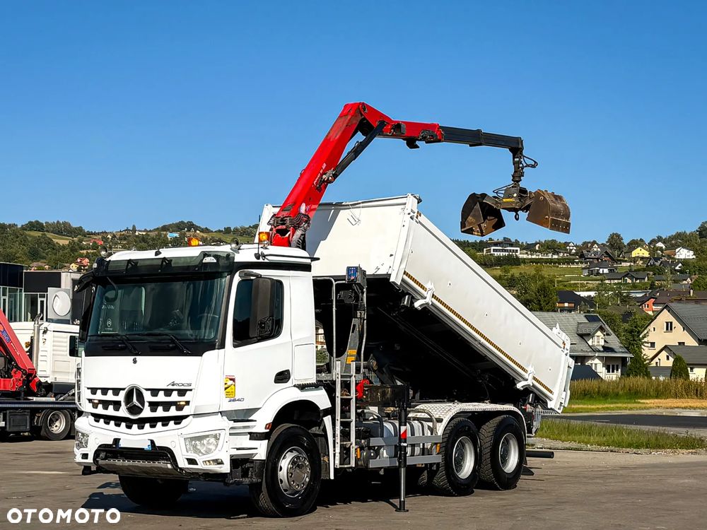 Mercedes-Benz Arocs 2640 * Wywrotka 5,00 m / HMF 1643 Z2 + Pilot / Bordmatic / 6x4! - 3