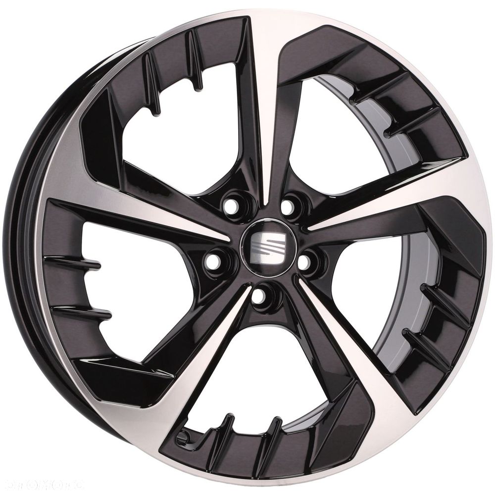 4x Felgi 17 m.in. do SEAT Arona Cordoba Ibiza Leon Toledo SKODA Fabia Kamiq VW Polo - B5943 - 8