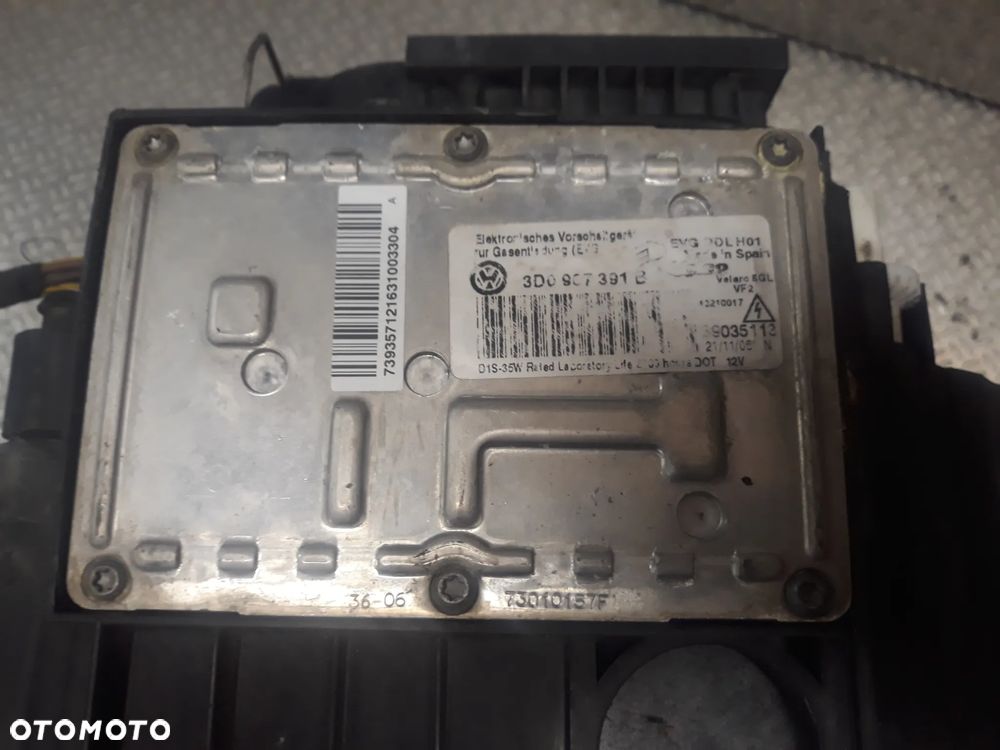 LAMPA PRAWY PRZÓD VOLKSWAGEN PASSAT B6 XENON SKRĘTNY VALEO 3C0941752G + PRZETWORNICA - 6