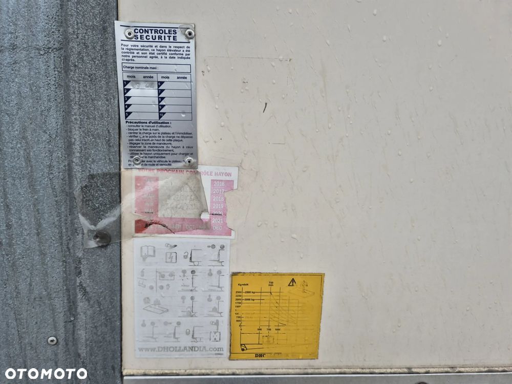 Kontener 10 palet winda Palfinger 1000kg, Iveco , stan bdb! - 12