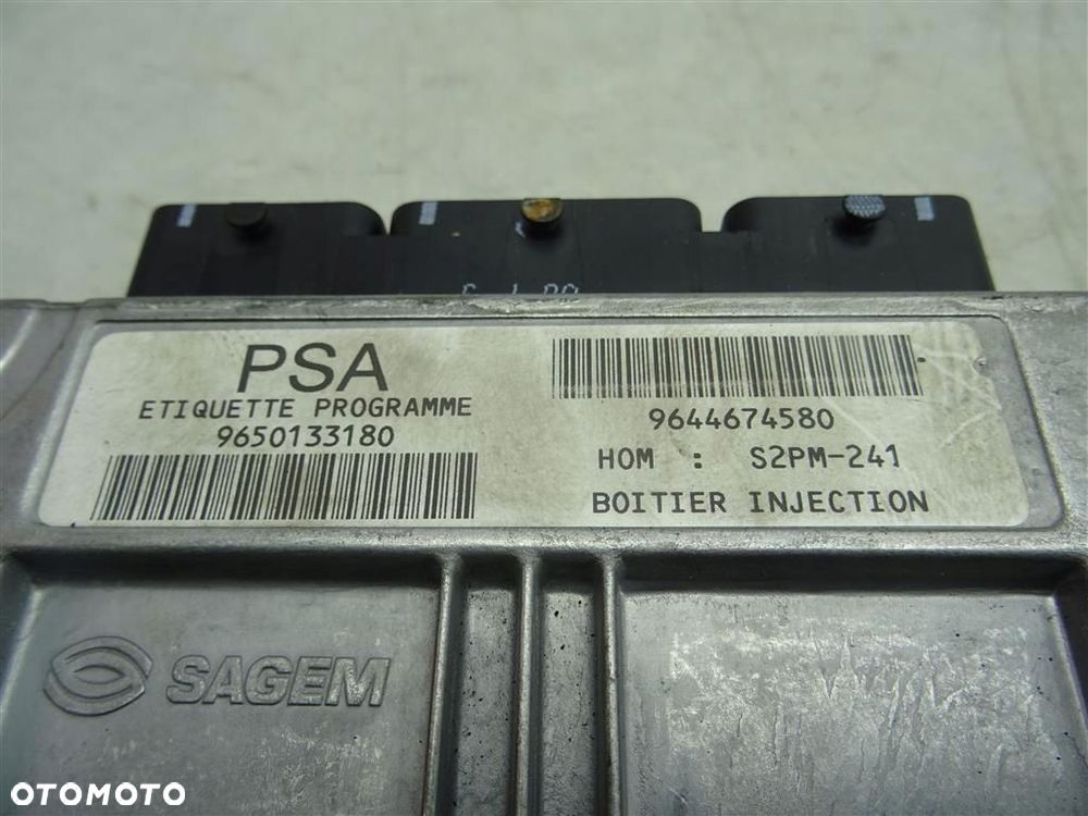 Komputer sterownik silnika Citroen C5 I 2001-2008 1,8 16V B 9644674580 21584183-0 - 4