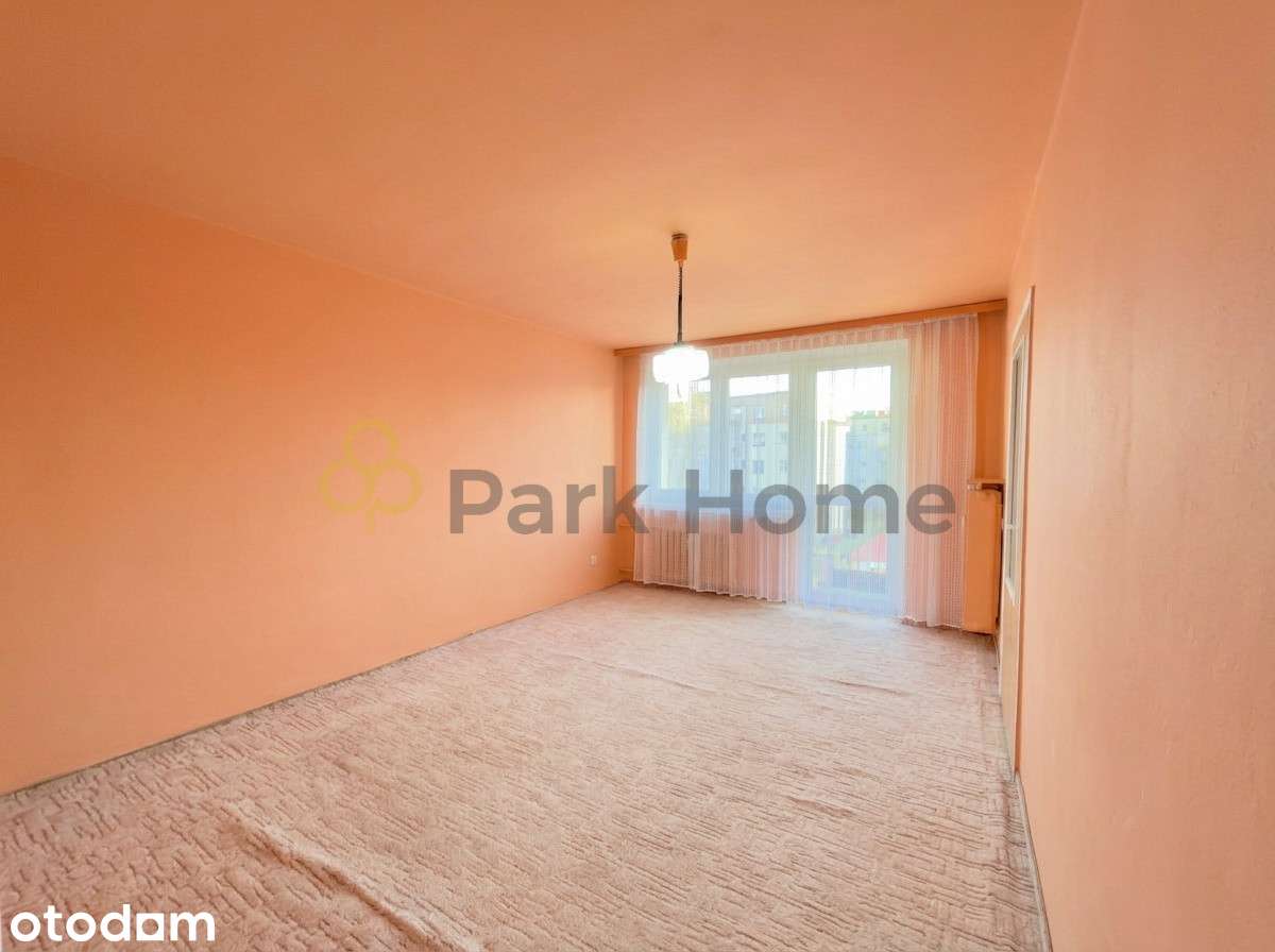Mieszkanie na niskim piętrze, 3 pok. balkon