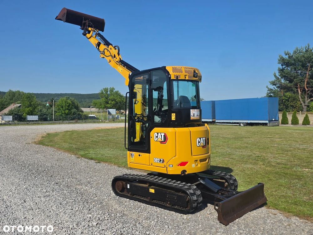 Caterpillar CAT 302.7 CR mini koparka szybkozłącze 3 łyżki piękna serwisowana 1 wł JCB sprowadzona w oryginale - 27