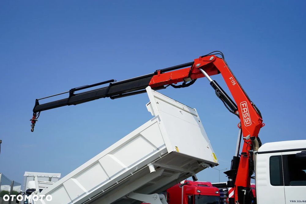 MAN / TGS / 33.420 / E 6 / WYWROTKA + HDS / FASSI F 175 / 6 X 4 / HYDROBURTA - 22