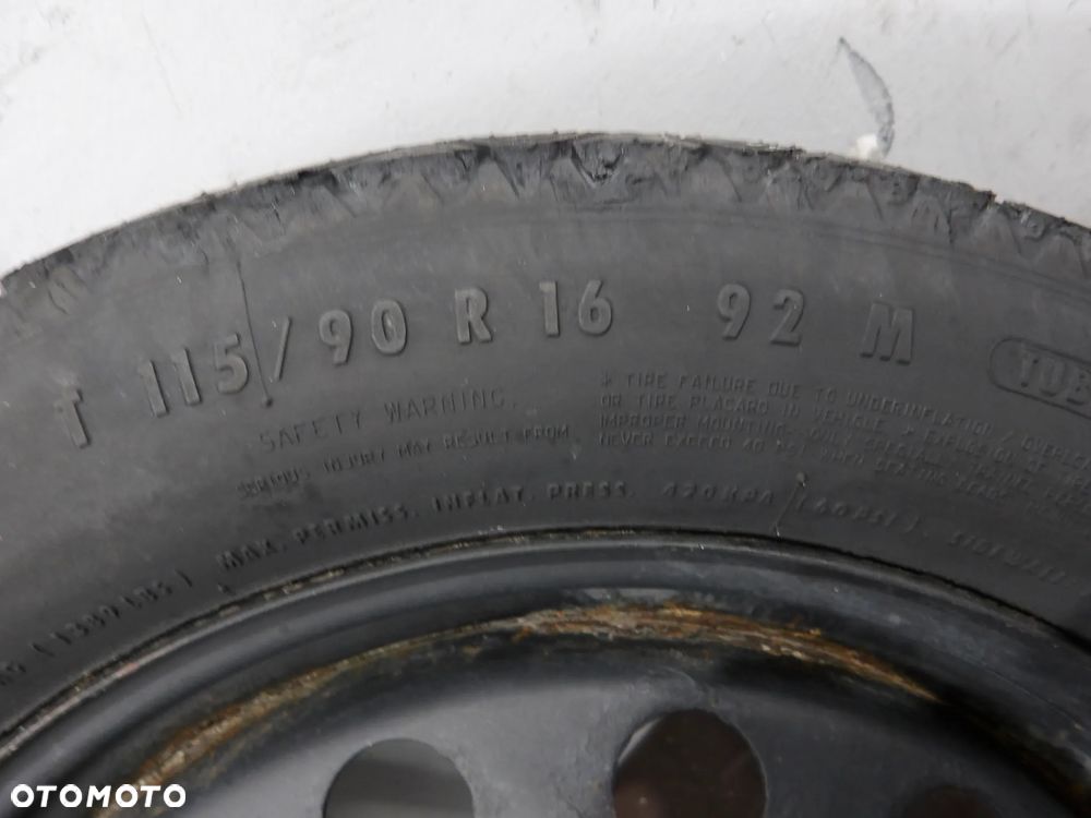 BMW E60 03-07 SEDAN 2.0B KOŁO ZAPASOWE 115/90 R16 - 5