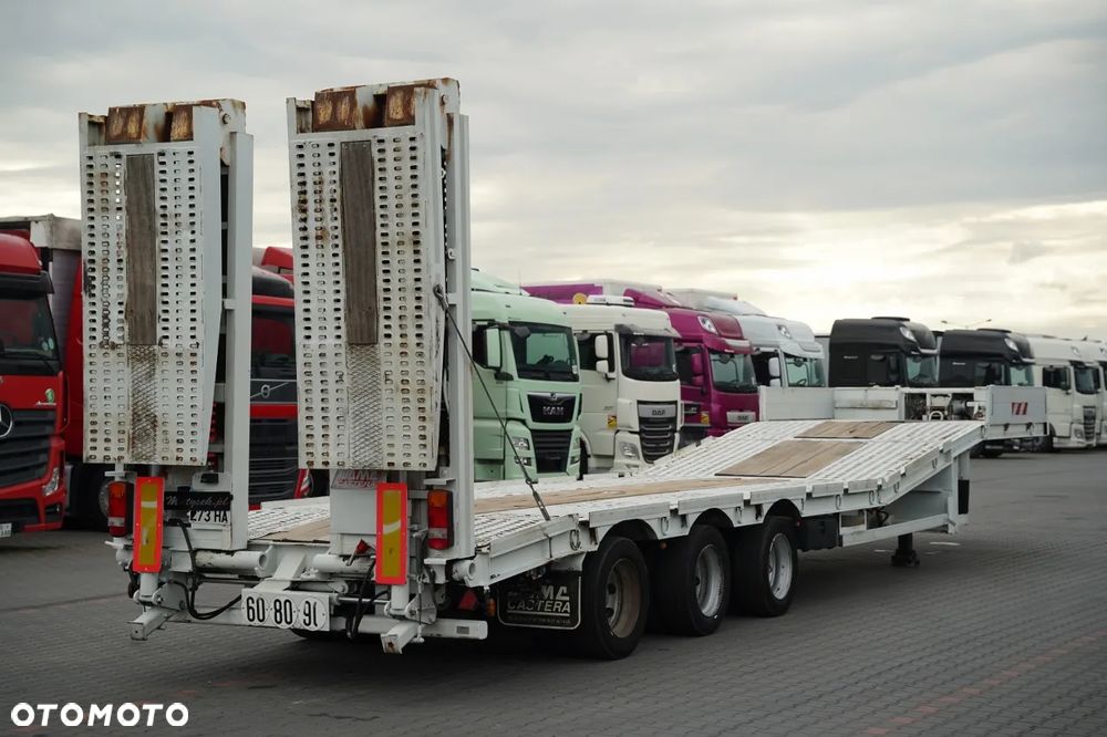 Inny AMC CASTERA NACZEPA LAWETA / NISKOPODWOZIOWA / 13,5 M / PODEST HYDRAULICZNY / NAJAZDY HYDRAULICZNE / OŚ SKRĘTNA / WCIĄGARKA - 7