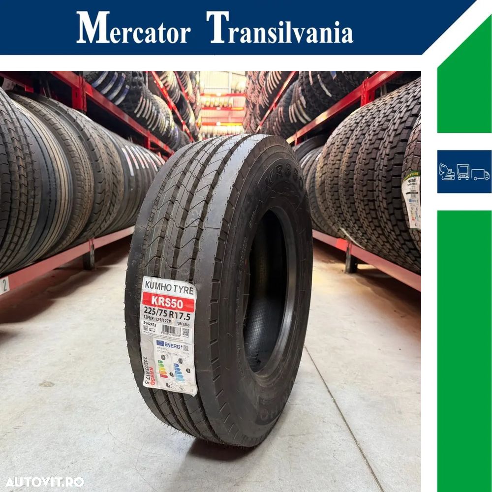 Anvelopa NOUA M+S* Regional 225/75R17.5 Kumho KRS50 129/127M/D/B/2-71dB Directie - 1
