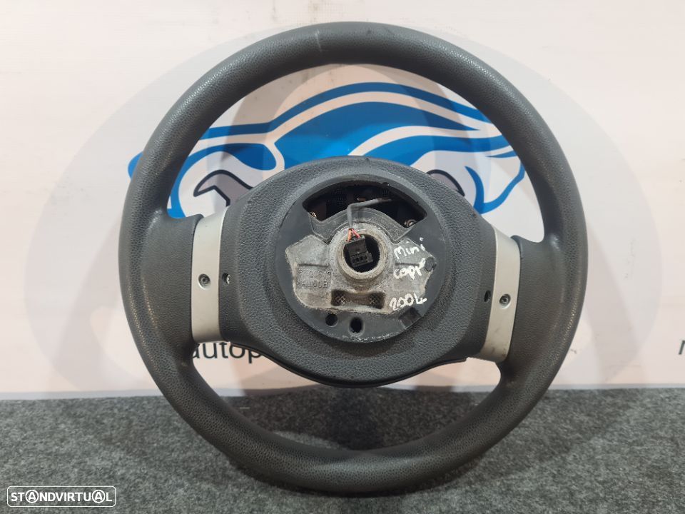 VOLANTE GUIADOR COMPLETO MINI COOPER ONE R50 R53 COMANDOS MULTIFUNÇÕES AIRBAG - 6