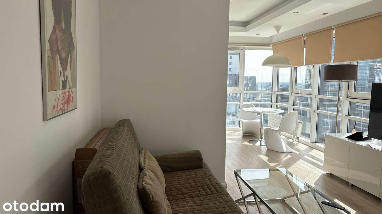 Platinum Towers | 2 pokoje | 50 m2 | Klimatyzacja | Centrum Warszawy