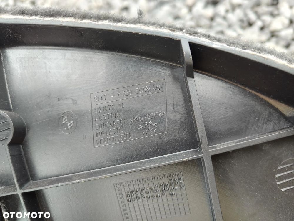 BMW e61 e60 kombi Przedlift BOCZEK bagażnika lewy czarny - 7