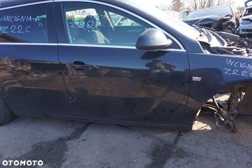 DRZWI PRZEDNIE PRAWE INSIGNIA A I KOMBI Z22C  CZARNY OPEL 2008-2013 - 4