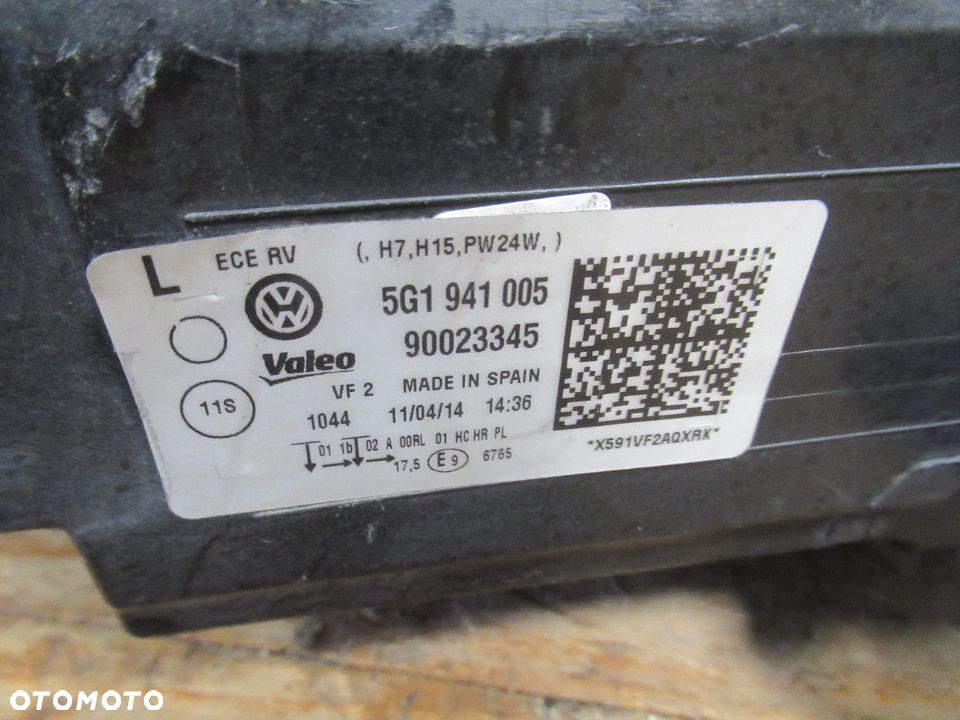 LAMPA PRZEDNIA PRZÓD LEWA VW GOLF VII 7 5G1 5G1941005 2012-2016 - 12