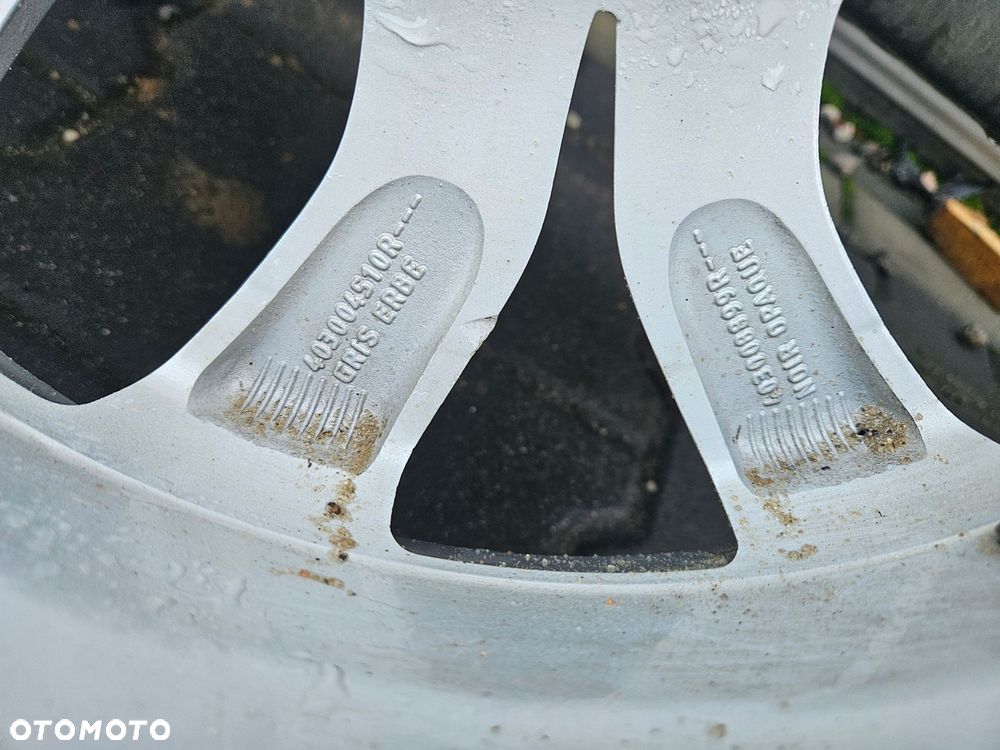 felgi aluminiowe renault oe clio iv 6.5" x 16" 4x100 et 44 - 7