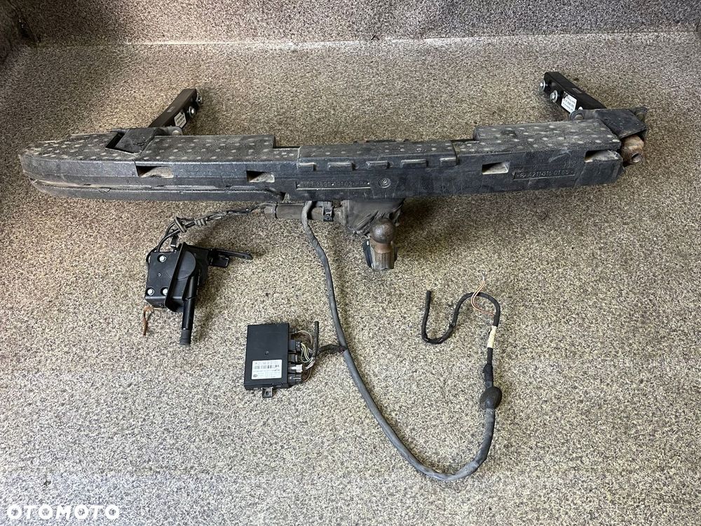 Hak holowniczy CHOWANY kula modul kombi 8 PIN ORIS kompletny - 1