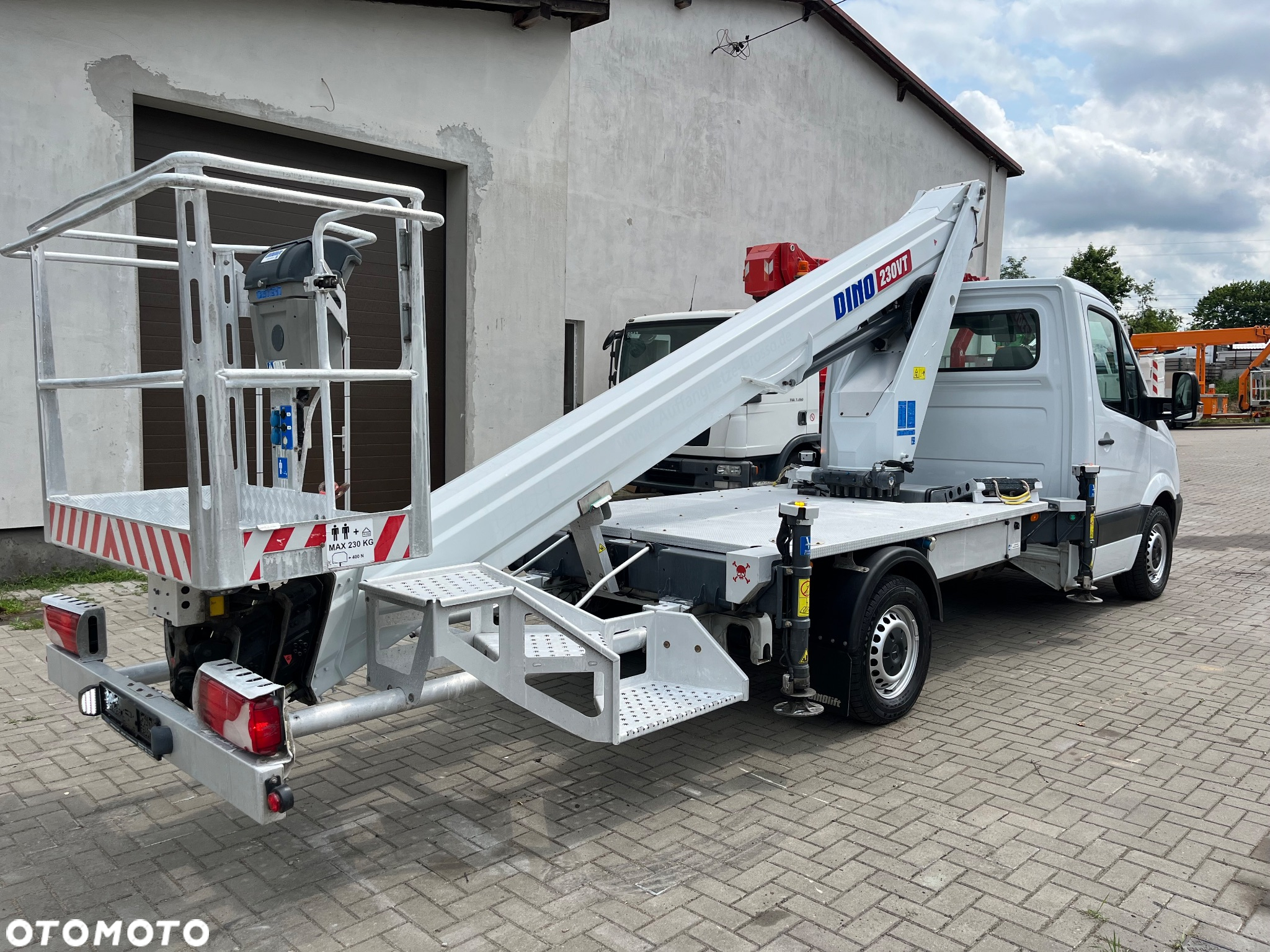 Mercedes-Benz Podnośnik Koszowy Zwyżka Dino 230VT 23 metry 15 metrów bok Mega zasięgi!! Jak Ruthmann Wumag Gsr Sterowanie z Pilota !! - 3