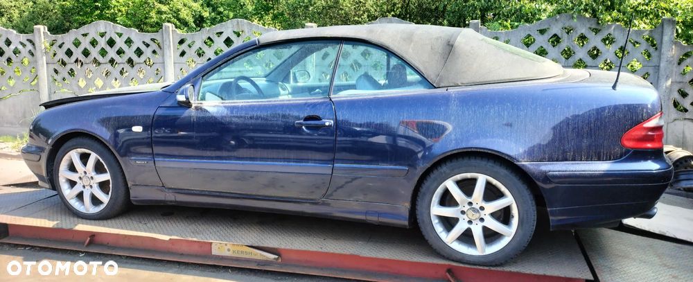 MERCEDES CLK CABRIO W208 366 LIFT M111.945 ZDERZAK PRZEDNI KOMPLETNY DACH DRZWI PRZÓD MASKA BŁOTNIK LAMPA PAS PRZEDNI KLAPA SZYBA LUSTERKO LAMPA SILNIK SKRZYNIA CAŁY NA CZĘŚCI - 5