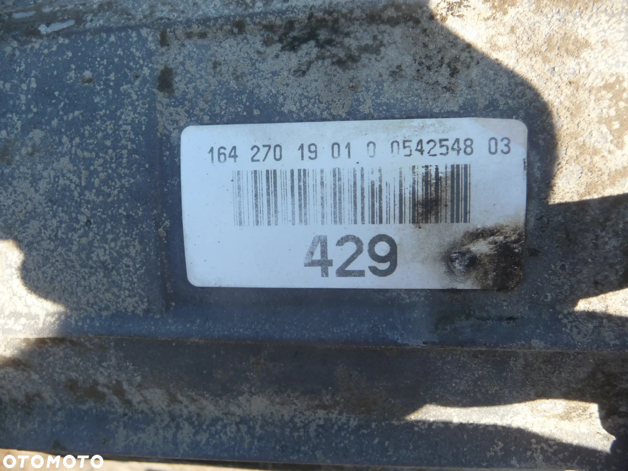 MERCEDES ML W164 3.5 V6 BENZYNA M272 E35 SKRZYNIA BIEGÓW AUTOMAT 7 BIEGÓW GA - Automatyczna: 722906 00 542548 722,906 W 7 C 700 - 10