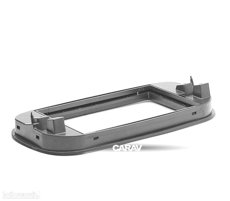 MOLDURA ADAPTADOR PRETO PARA RADIO 2-DIN PARA FIAT 500 - 1