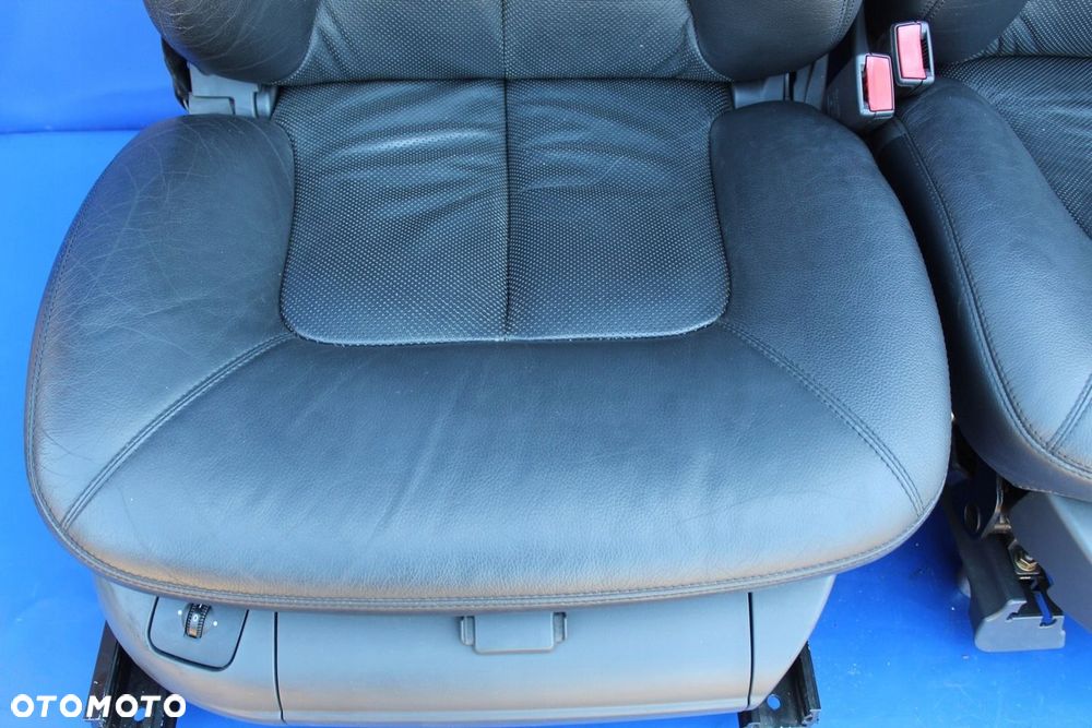 Fotele komplet  kanapa czarne perforowane Mercedes W215 C215 CL CL500 Lift - 7