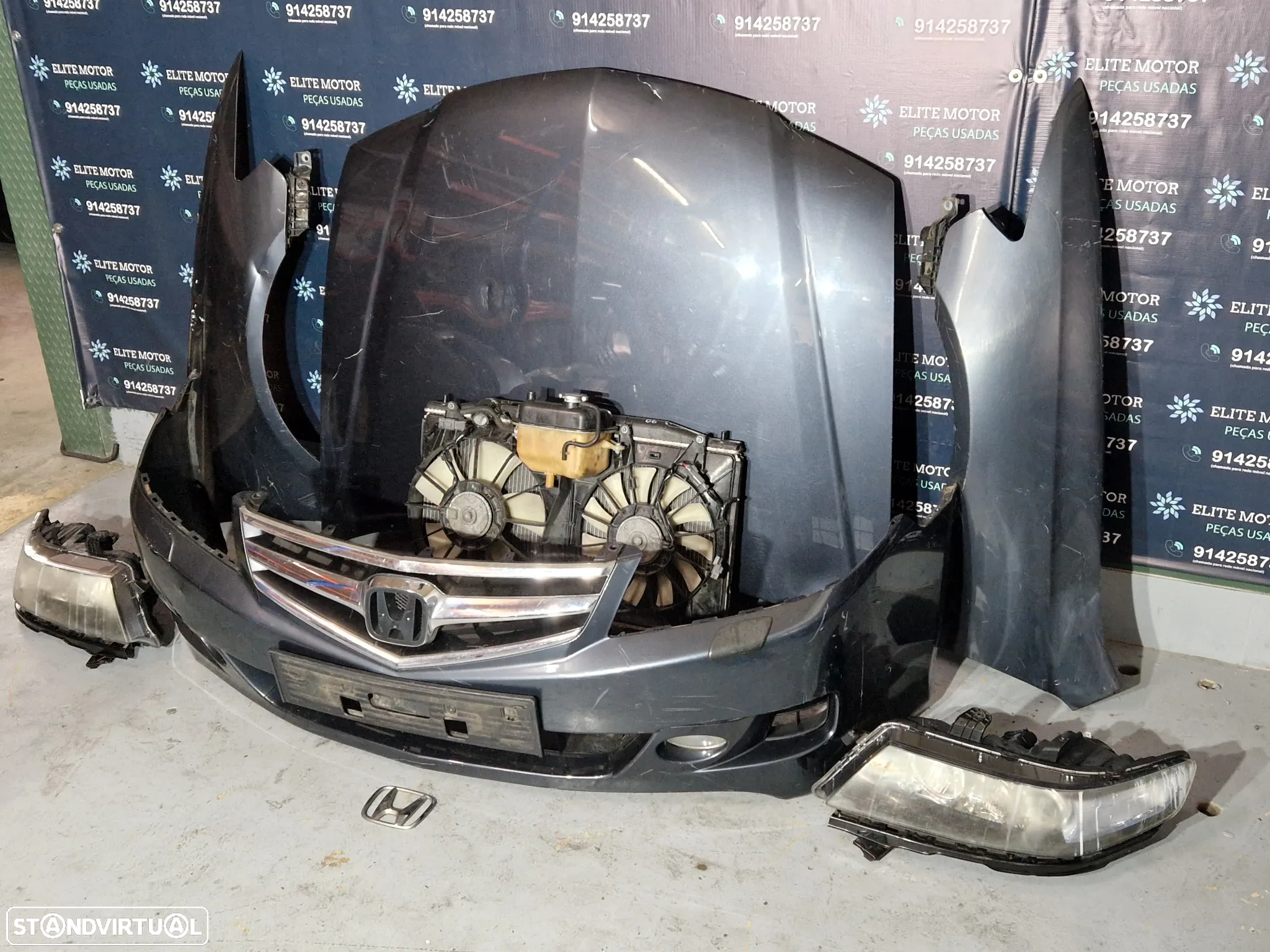 Frente completa usada HONDA ACCORD 2.2 CTDI FACELIFT parachoques guardalamas oticas capot RESTYLE - 3