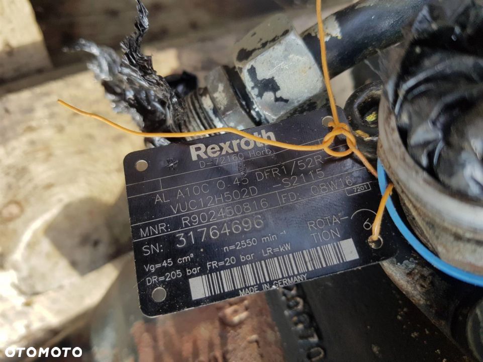 POMPA HYDRAULICZNA CASE CVX 150 VUC12H502D REXROTH - 5