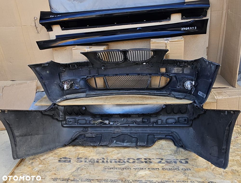 BMW E60 M PAKIET ZDERZAK PRZEDNI PRZÓD TYLNY TYŁ PROGI KOMPLET - 7