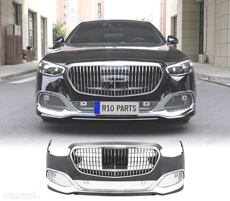 PÁRA-CHOQUES FRONTAL MERCEDES CLASE S W223 20-23 LOOK MAYBACH PDC - 1
