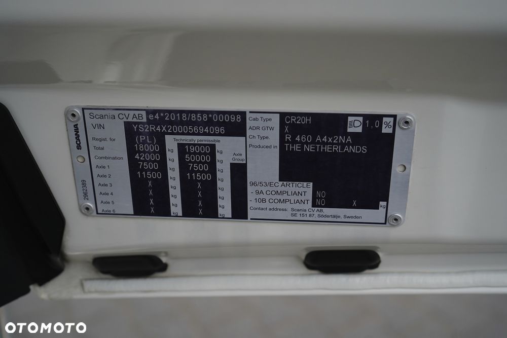 Scania R 460 / EURO 6 / ACC / RETARDER / I – COOL - 11