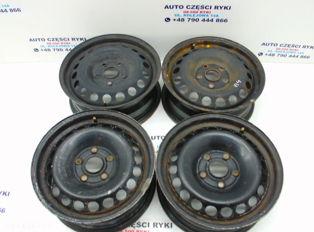 VW Audi Felgi stalowe 5x112 6JX15 ET 47 - 2