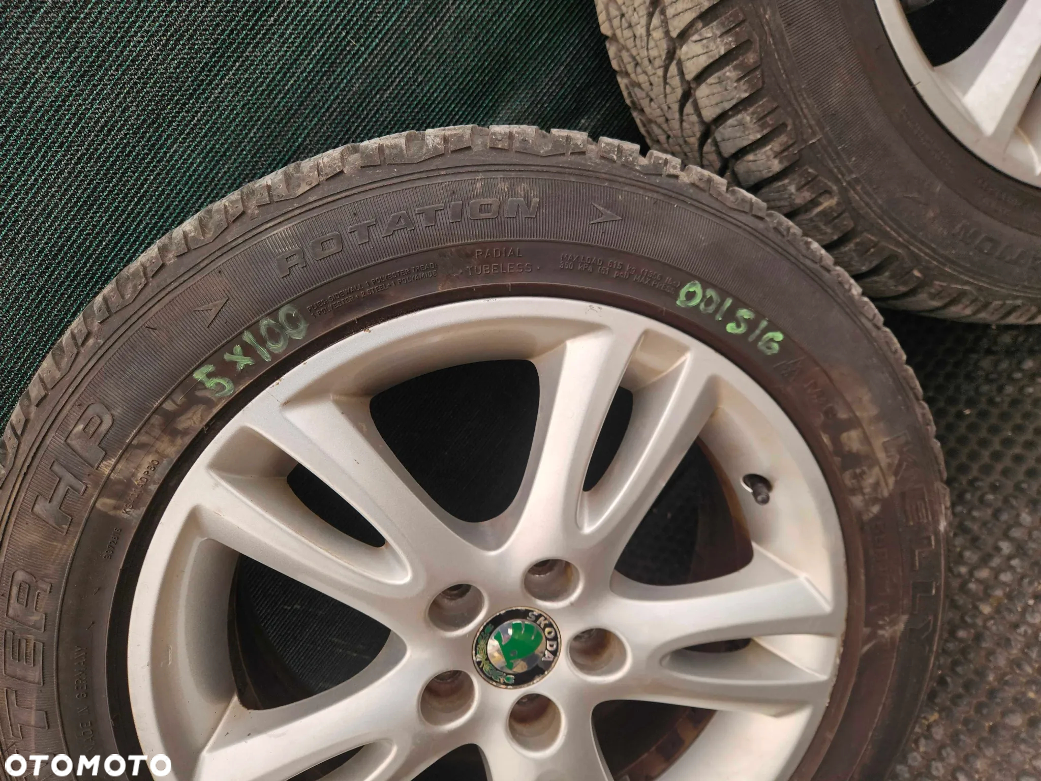 Kola Alu Felga Alufelgi Kolo Felgi Opony Zimowe 205/55 R16 5x100 6.5J ET43 Skoda Seat AUDI VW - 5