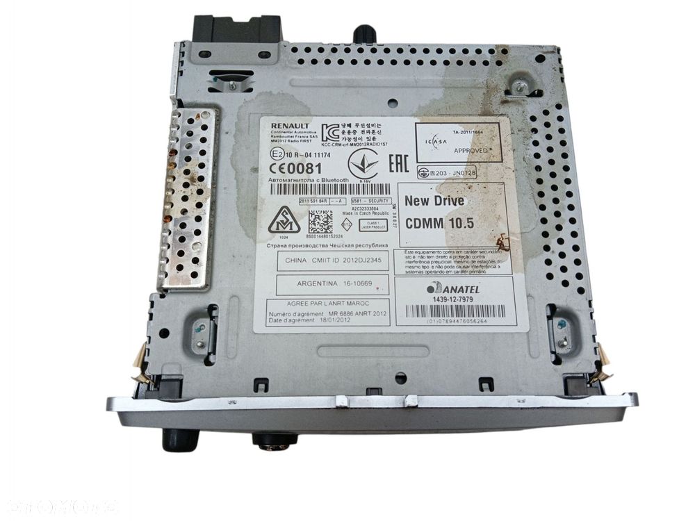 RADIO CD MP3 BLUETOOTH USB AUX RENAULT SCENIC III MEGANE III 281159184R - 3