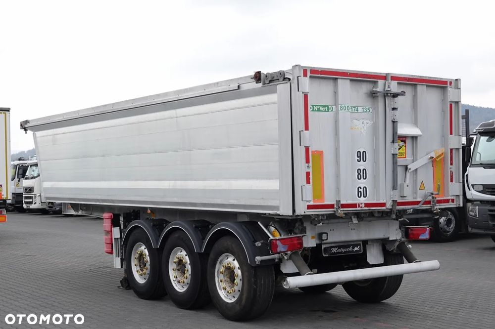 Benalu WYWROTKA / 26 m3 / ALUMINIOWA / OŚ PODNOSZONA / WAGA: 5 000 KG / ALUFELGI / SPROWADZONA - 6