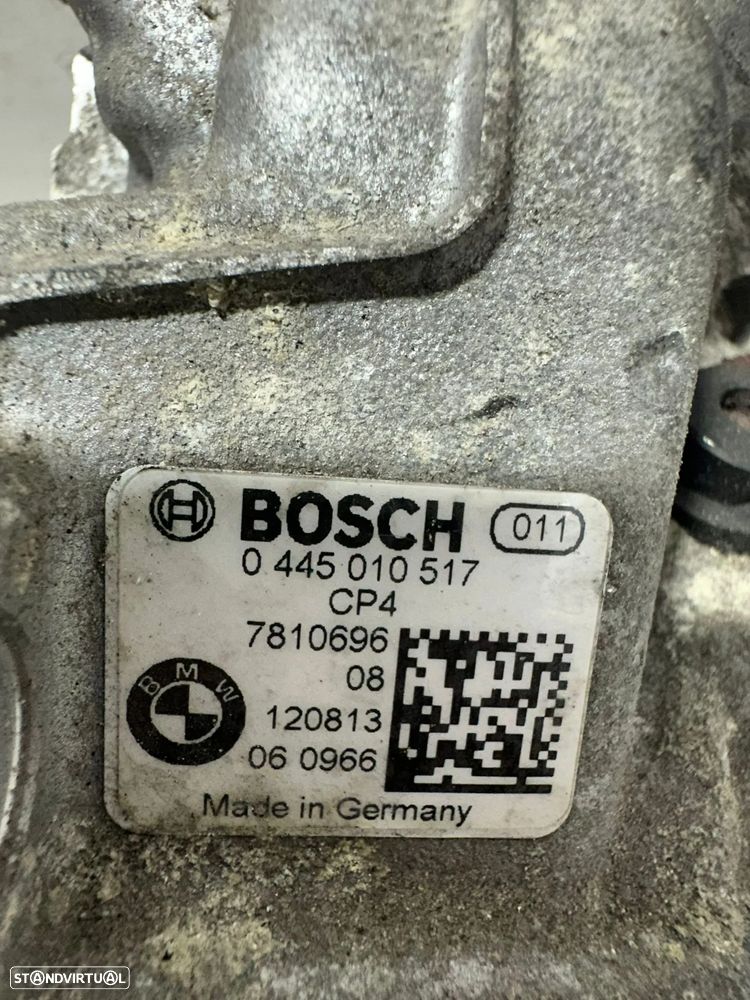 .Bomba Alta Pressão Injetora Bosch BMW 2.0D 16v N47D20 N47 N47N 120D 320D 520D 184cv 0445010517 7810696 2008 - 2020 - 9