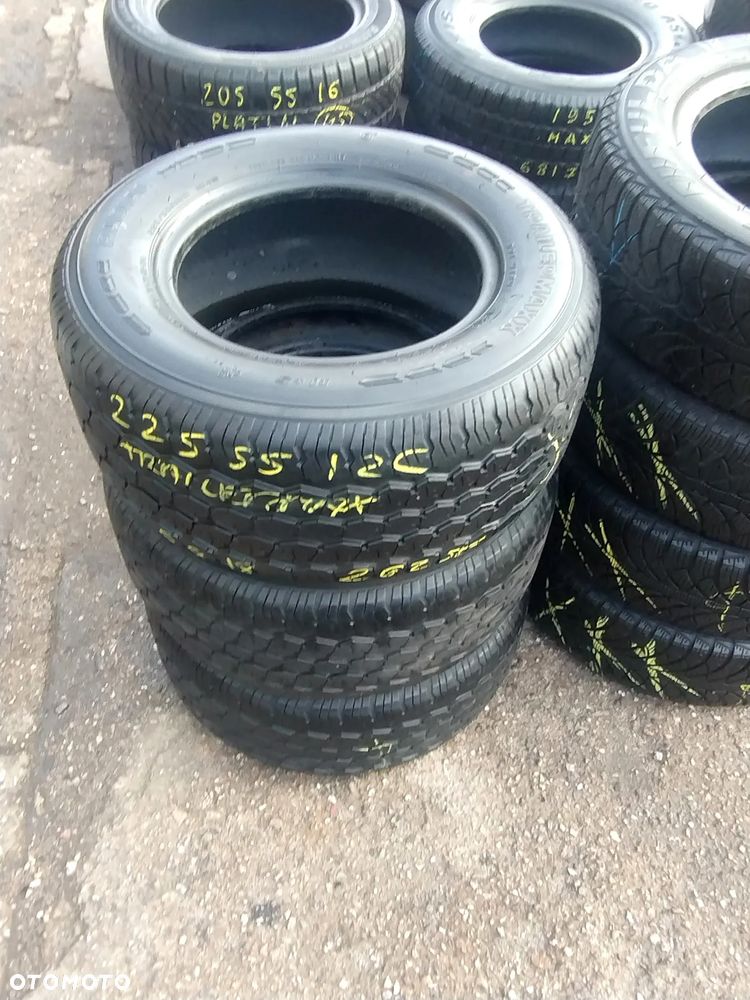 225/55R12C 12 C 104N Opony Letnie Lato Całoroczne Wielosezonowe M+S TRAILERMAXX RADIAL Cheng Shin 6mm do lawety przyczepy Legnica ALU-RAD 225/55 - 6