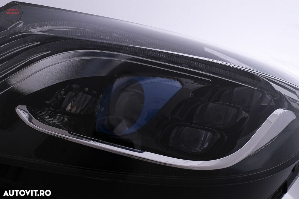 Faruri Full LED Mercedes S-Class W222 (2013-2017) Facelift Design Semnal Dinamic- livrare gratuita - 4