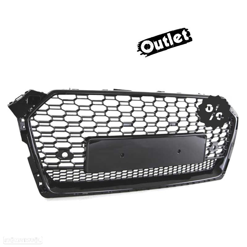 C010952C1 GRELHA AUDI A5 19- PRETO BRILHANTE LOOK RS5 QUATTRO - 8