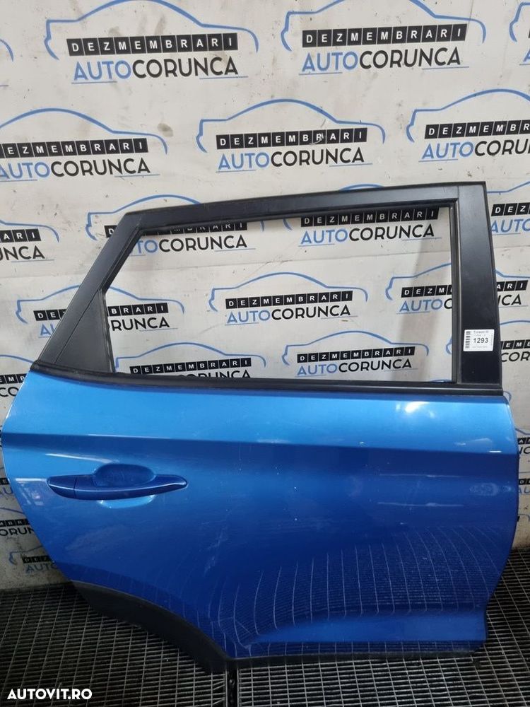 Usa Dreapta Spate Hyundai Tucson III 2015 - 2018 SUV 4 Usi Ara Blue Metallic R3U (1293) - 1