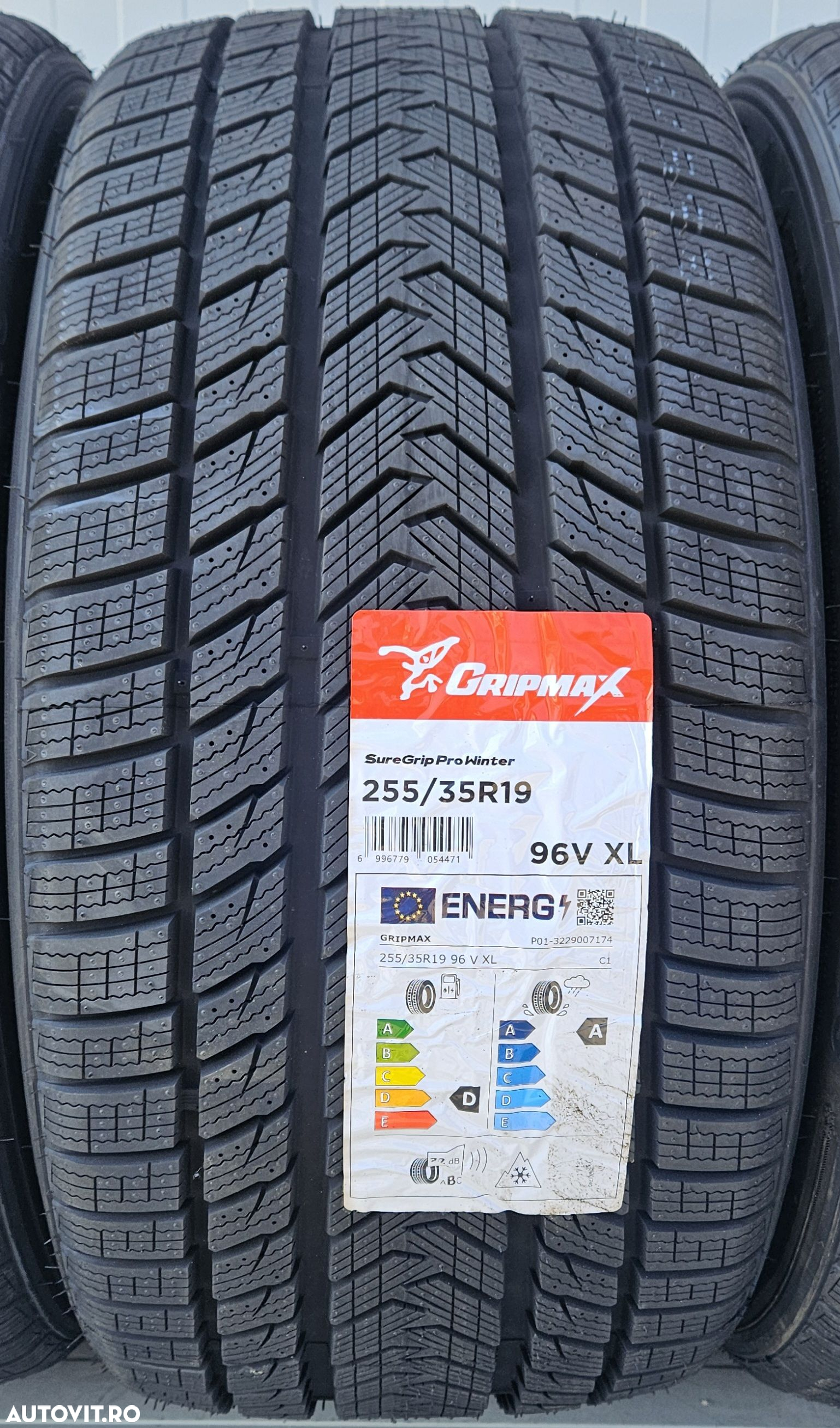 255/35 R19, 96V XL, GRIPMAX, Anvelope iarna M+S,Aderenta clasa A - 2