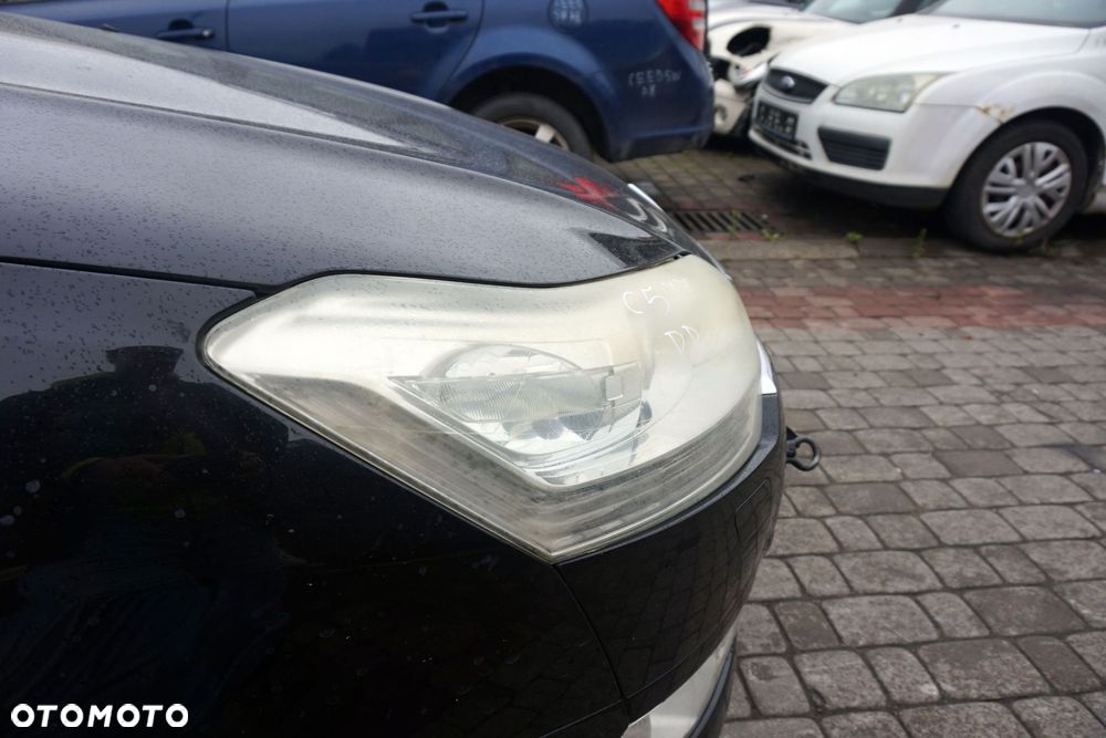 MASKA ZDERZAK BŁOTNIKI LAMPY C5 III X7 KTVD XENON SPRYSKI EU CITROEN 2008-2017 CZARNY PRZÓD KOMPLETNY - 30