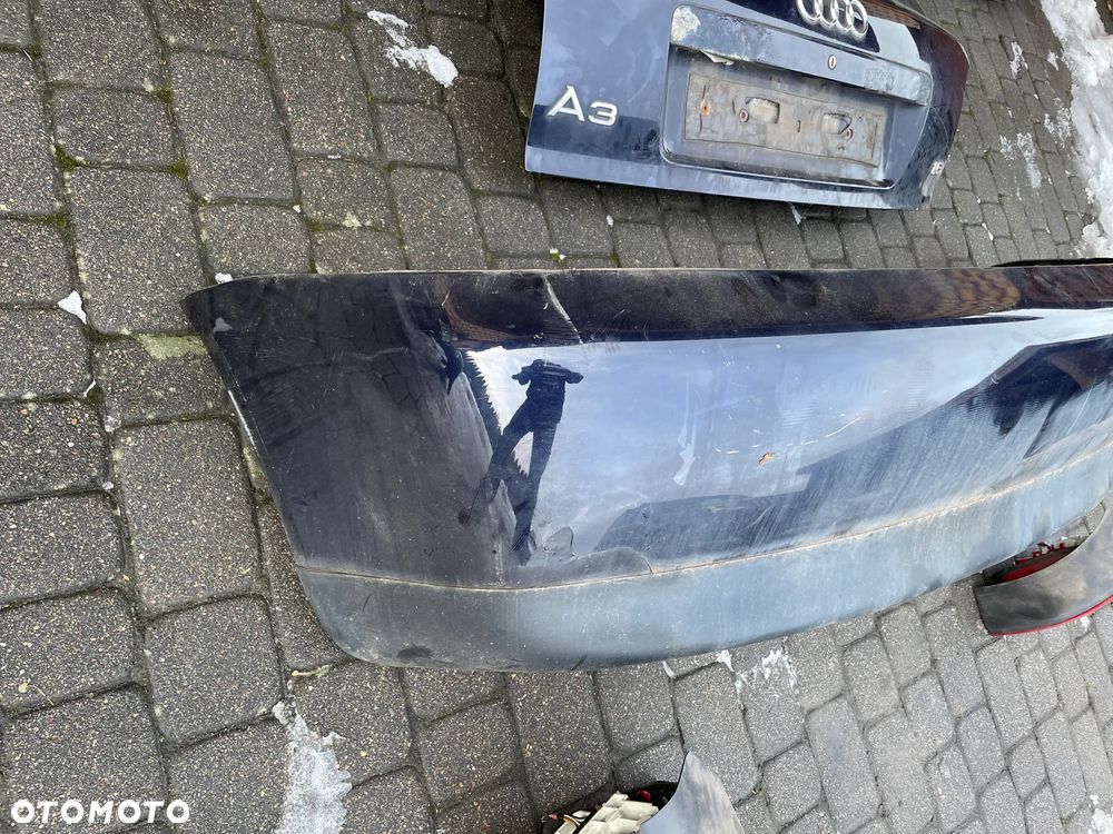 ZDERZAK TYŁ TYLNY klapa lampa lewa prawa AUDI A3 8L lift LZ5L - 3