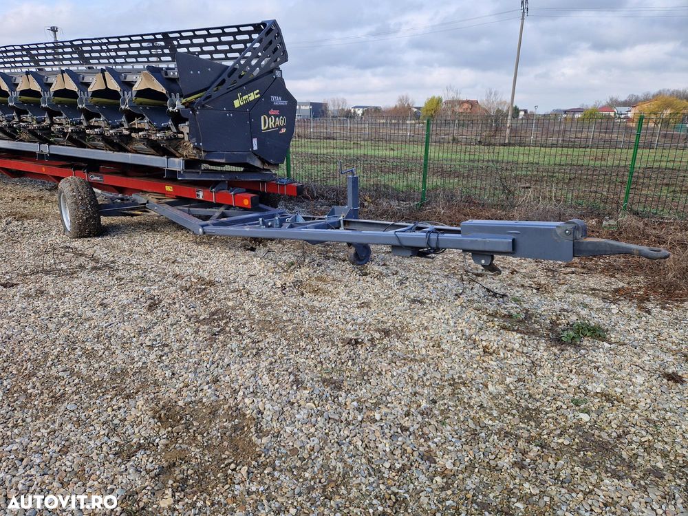 Olimac DRAGO GT 12 RANDURI HEADER PORUMB CU CARUCIOR TRANSPORT COCHET 4WD 9.15M - 14