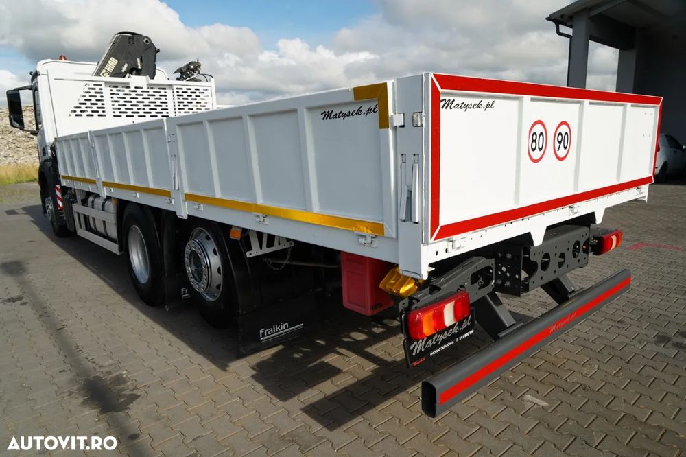 Mercedes-Benz ANTOS 2536 / 6x2 / PUNTE RIDICATĂ / PUNTE DIRECȚIE / HDS HIAB 144bs-2 Hiduo / ROTARE / TELECOMANDĂ - 16