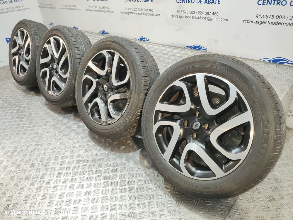 Conjunto de jantes 17 Renault Captur Mk1 6,5J ET40 4x100 Original - 2