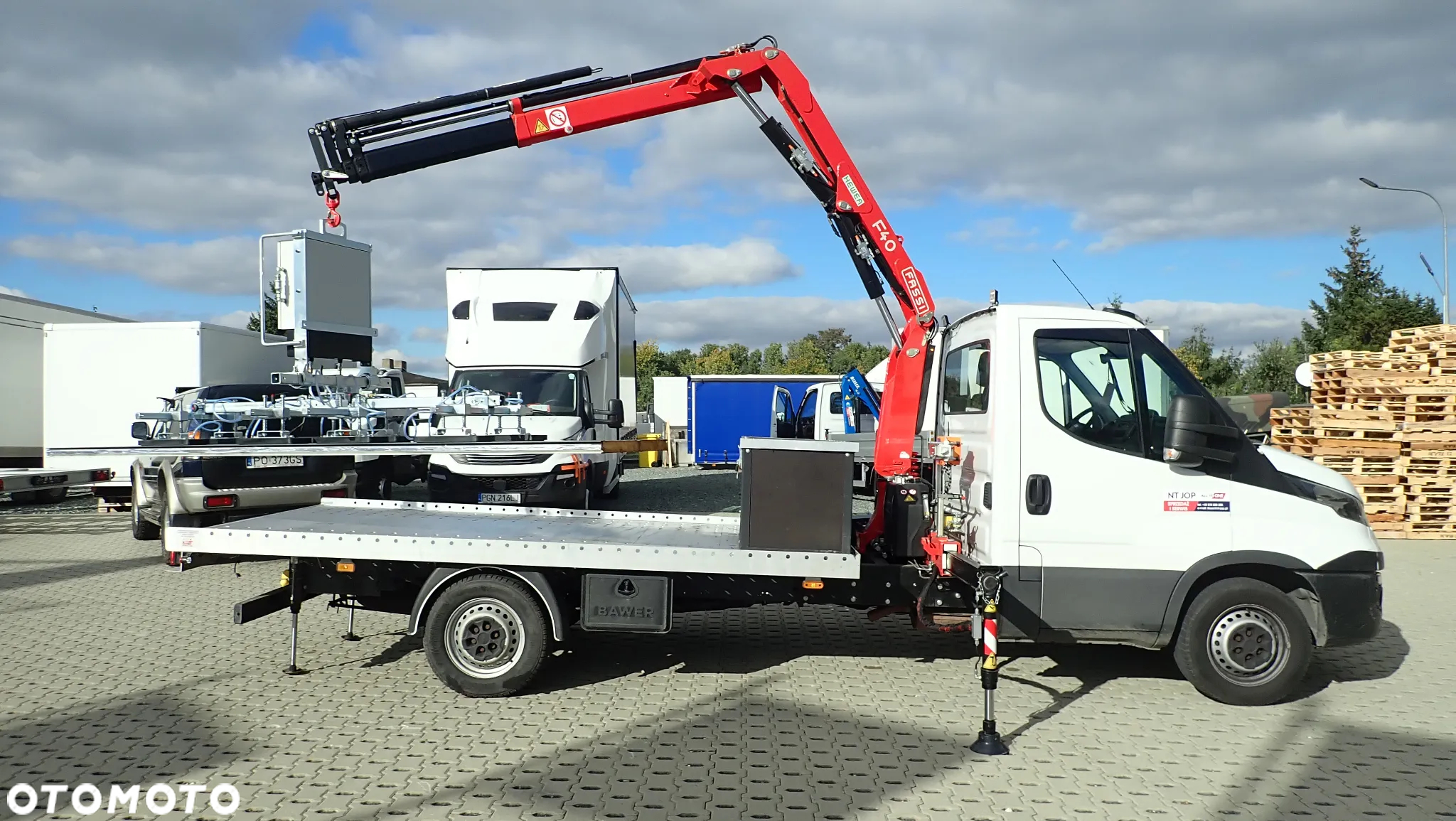 Iveco 35s16 HDS żuraw do okien, szkła, płyt - 7