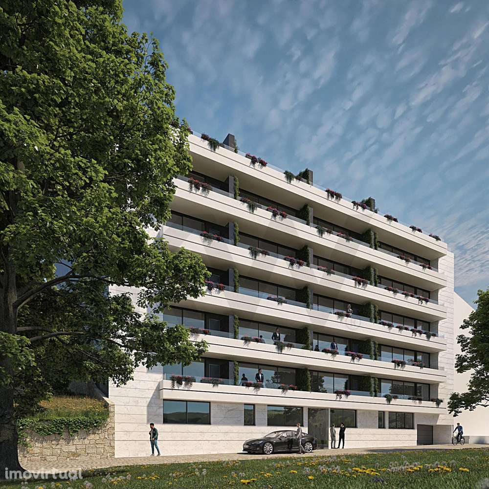 Apartamento T2 + 1, com Terraço e garagem, em Leça da Palmeira - Grande imagem: 2/21