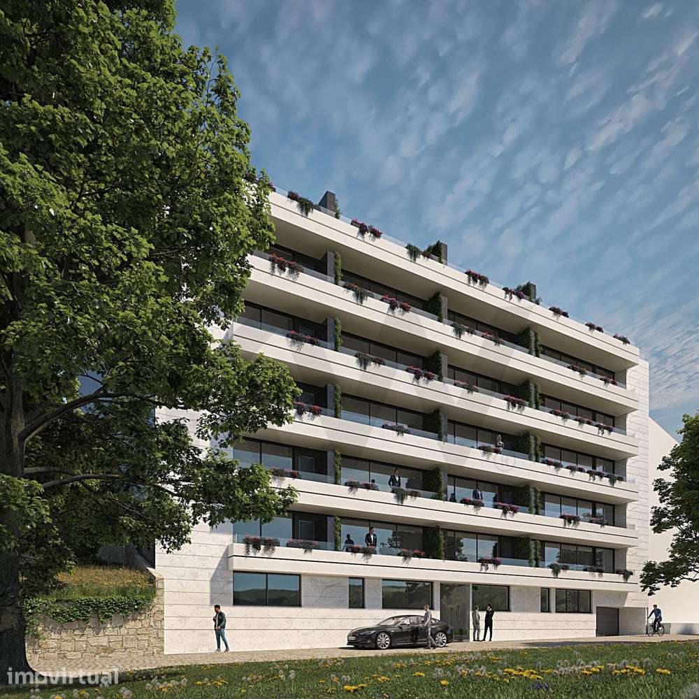 Apartamento T2 + 1, com Terraço e garagem, em Leça da Palmeira - Grande imagem: 2/21